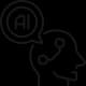 AI neural network icon