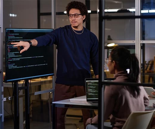 AI Business background